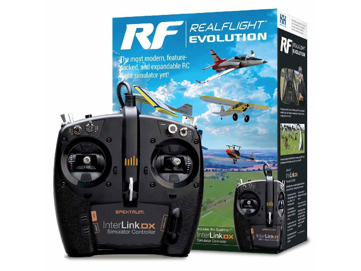 Realflight RealFlight Evolution RC Flight Simulator with InterLink DX C