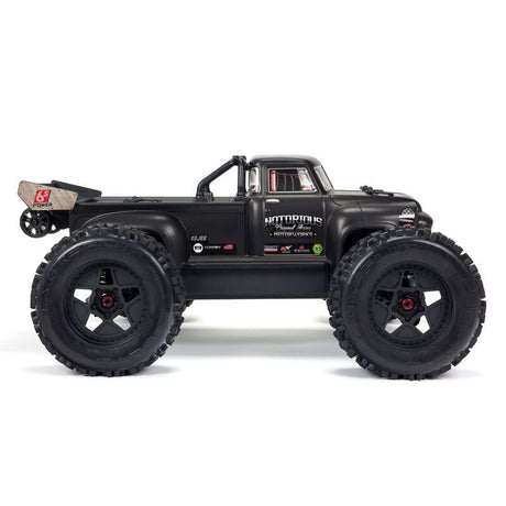 Arrma Notorious V5 6S 4WD BLX RTR Black Stunt Truck with Spektrum Firma - ARA8611V5T1