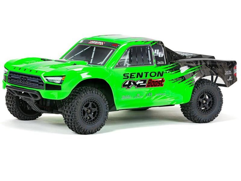 Arrma Senton Boost 4X2 550 Mega 1/10 2WD SC Green