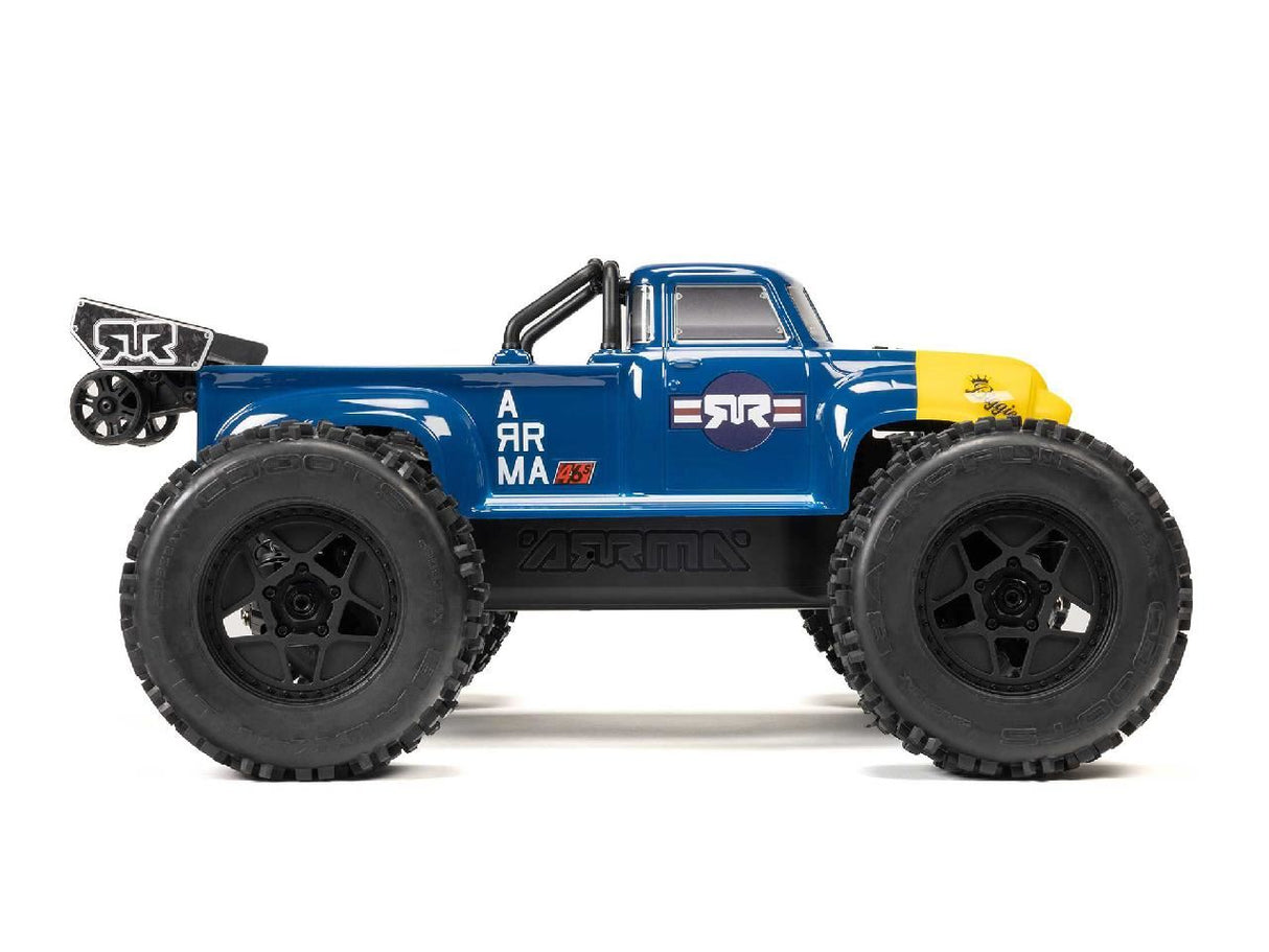 Arrma 1/8 Notorious 6S V6 4X4 Blx Stunt Truck Rtr Blue