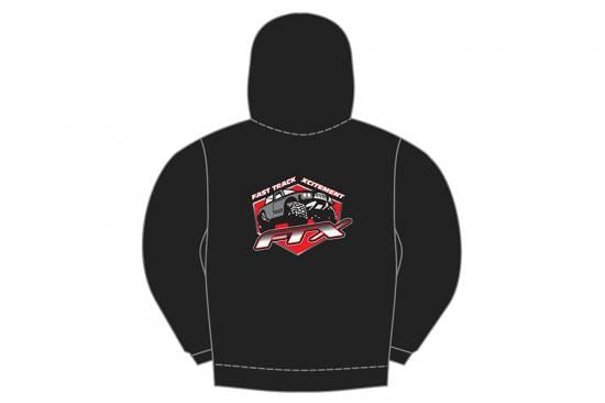 FTX Badge Logo Brand Pullover Hoodie Black - X Large