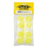 Yeah Racing Plastic Wide Rim Set 11mm (Offset 0 +1 +2 +3) Florescent Yellow For 1/28 Awd Mini-Z
