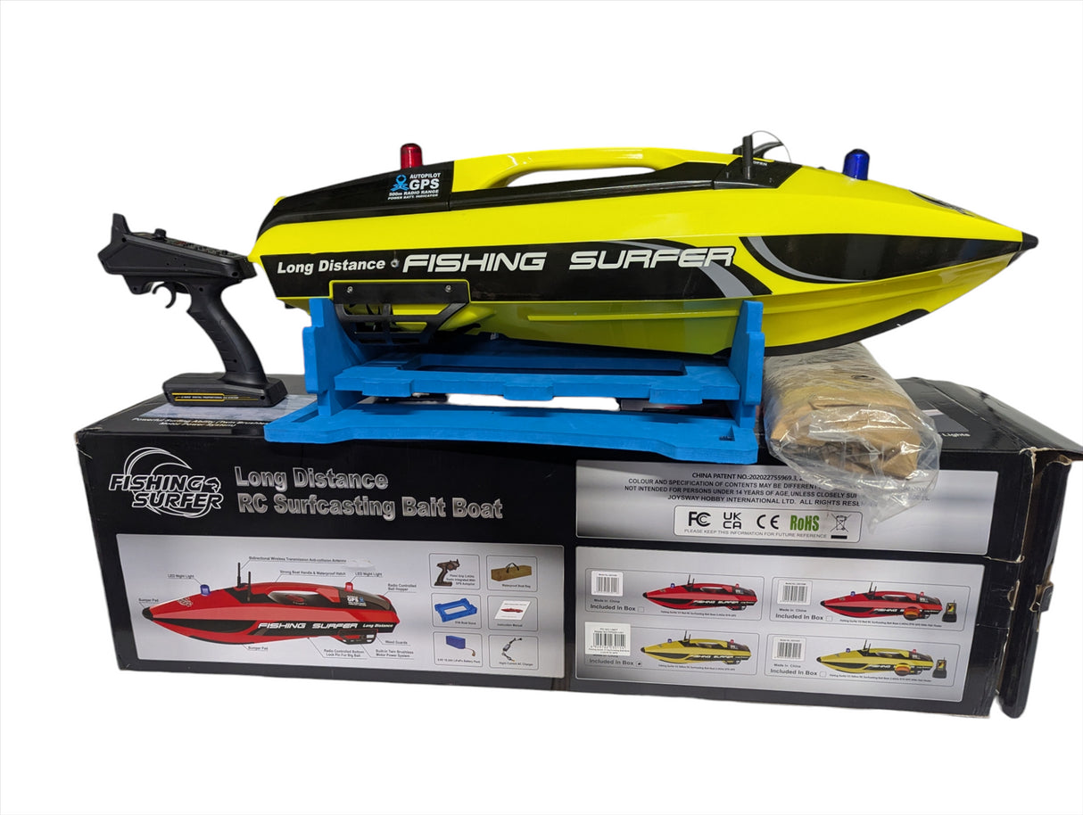 FISHING PEOPLE SURFER LAUNCHED RC BAIT RELEASE GPS BOAT v2.0 - GRADE A