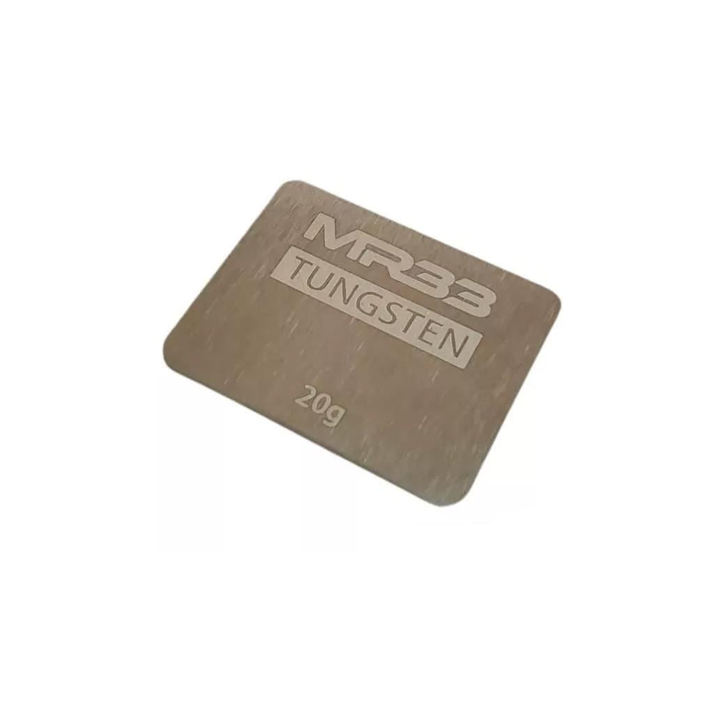 Mr33 Tungsten Weight - 24 X 30 X 1.5mm - 20G