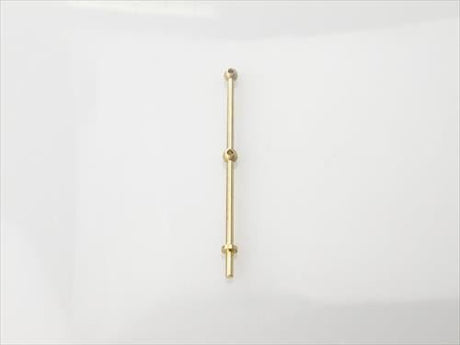 RACTIVE 2 Hole Stanchion, Brass 35mm (Pk10)