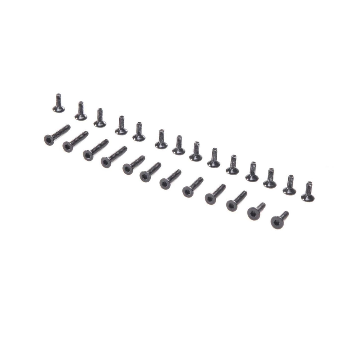 Losi Screw Set, Flat Head: Mini-T 2.0