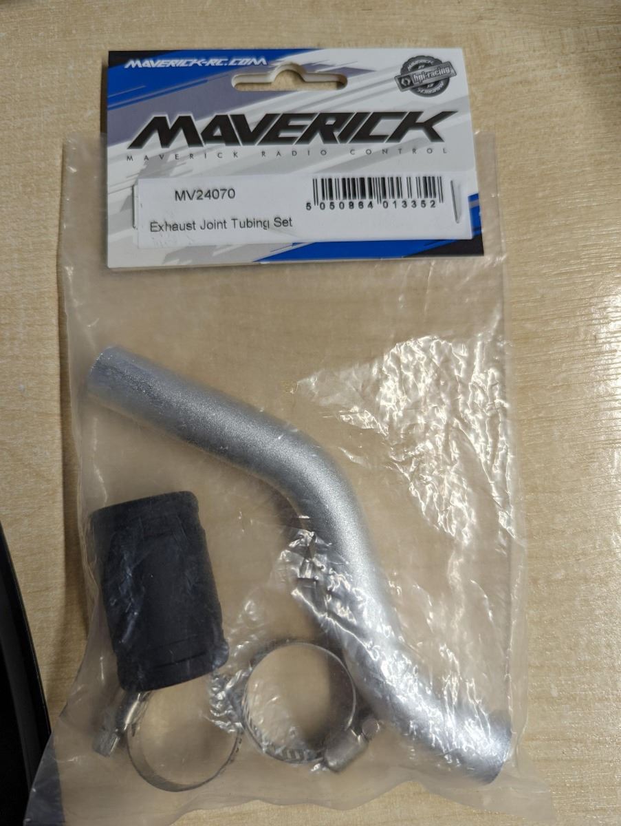 MAVERICK EXHAUST JOINT TUBING SET (BLACKOUT MT) - Grade A