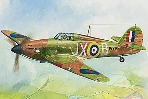 Zvesda 1/144 British Fighter Hurricane Mk1