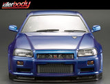 Killerbody Nissan Skyline R34 195mm Finished Body-Blue