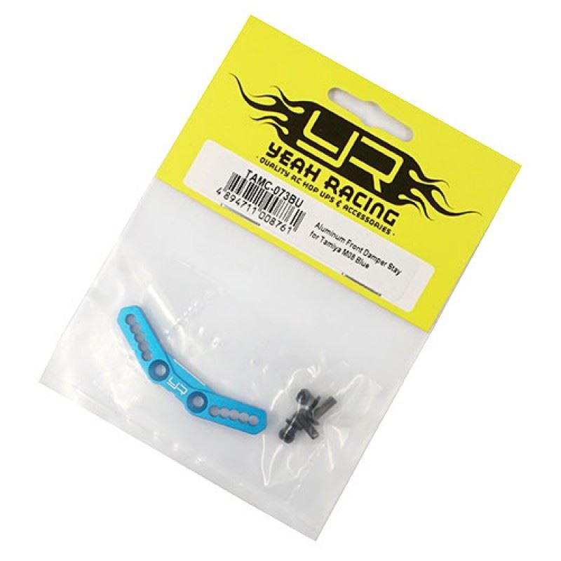 Yeah Racing Aluminum Front Damper Stay For Tamiya M08 Blue