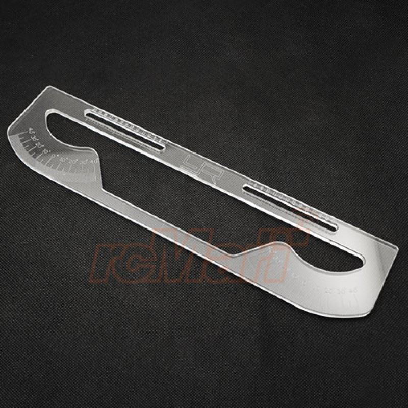 Yeah Racing Universal Set Up System V2 Toe-in Gauge Plate