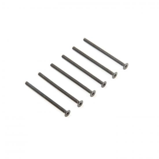 Losi M3 x 45mm Flat Head Screws (6) (Losi235028)