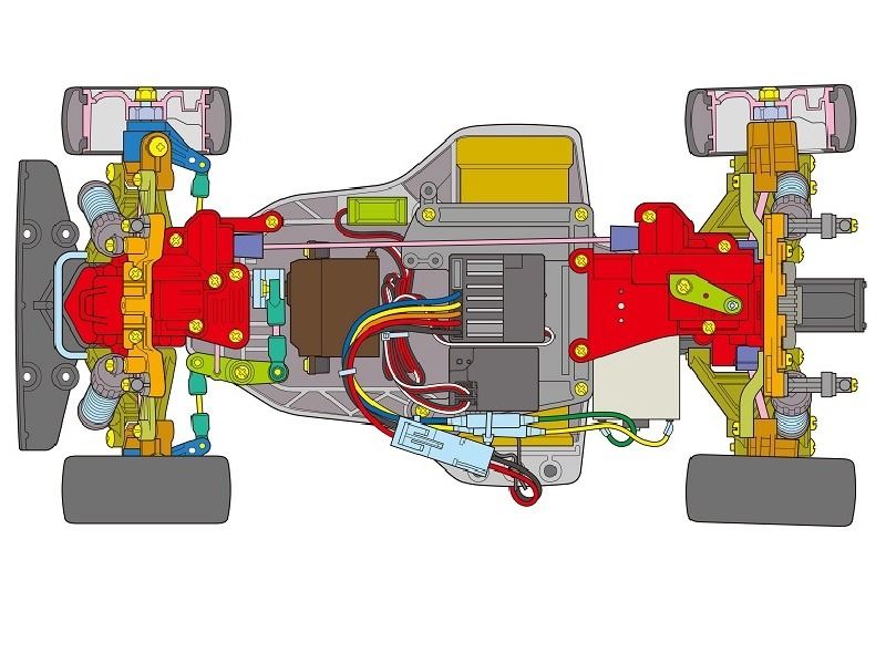 Tamiya 1/10 R/C Opel Calibra V6 (TA02) - 47461