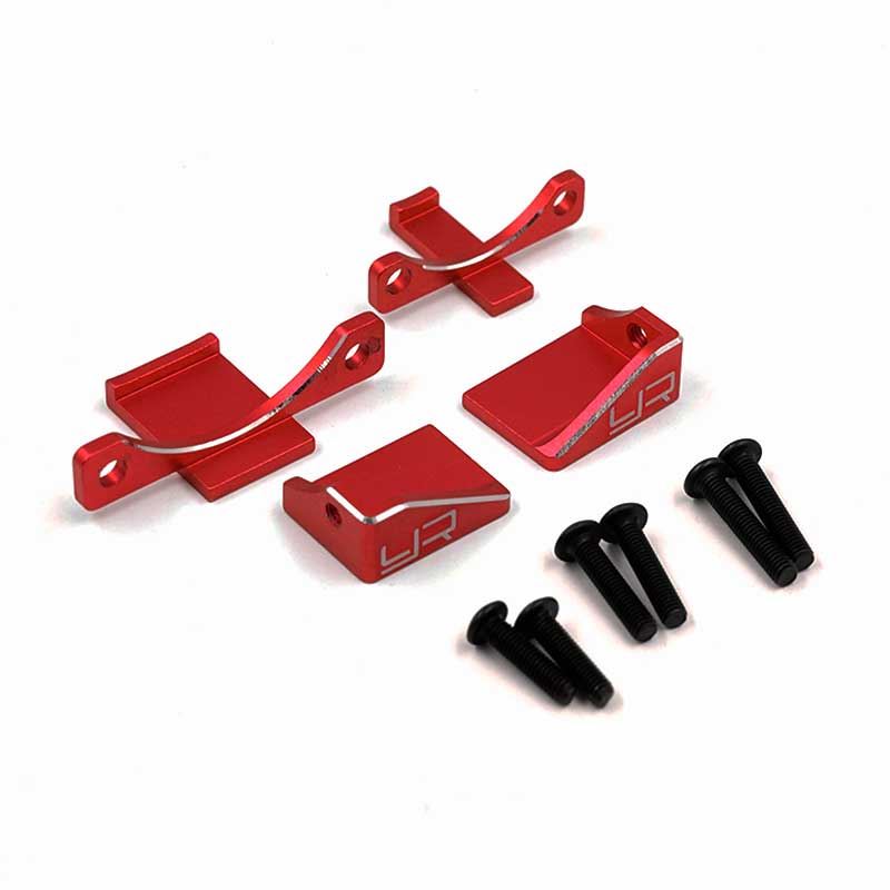 Yeah Racing Aluminum 30mm & 40mm Fan Mount Red