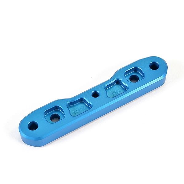 FTX DR8 REAR FR ALUMINUM LOWER CNC SUSPENSION MOUNT - BLUE