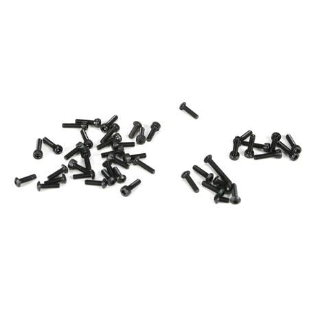 Losi 3mm BH & Cap Screw Asst (38): 5IVE-T, MINI WRC (LosiB6451)