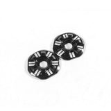 SCHELLE ASTERISK WING BUTTON BLACK