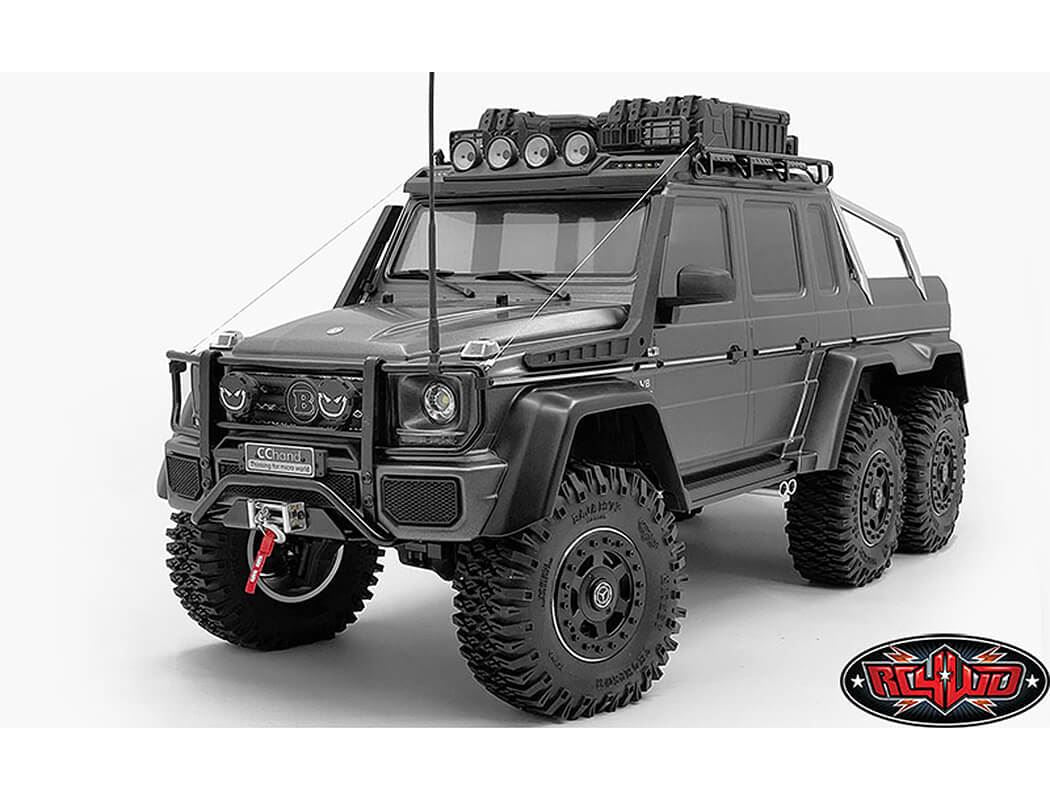 RC4WD COMMAND ROOF RACK W/DIAMOND PLATE FOR TRAXXAS MERCEDES-BENZ G63 AMG 6X6 (STYLE B)