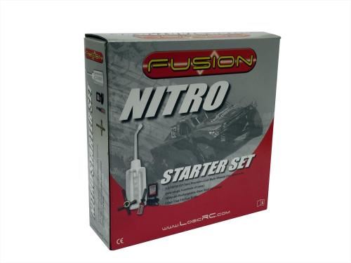 FUSION Nitro Starter Set - Fuel Bottle,Glowstart, UK Chg + Spanner