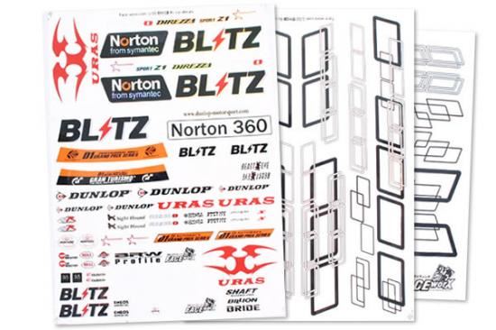 Matrixline Ken Nomura 2009 D1 Style Decals Set