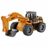 HUINA 2.4G 6CH RC EXCAVATOR w/DIE CAST BUCKET