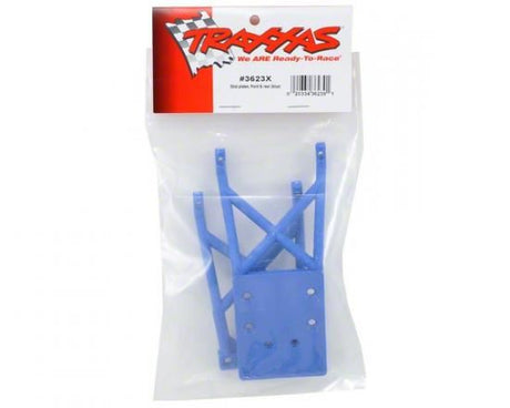 Traxxas Skid Plates, Front & Rear (Blu