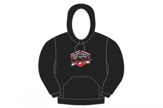 FTX Badge Logo Brand Pullover Hoodie Black - X Large