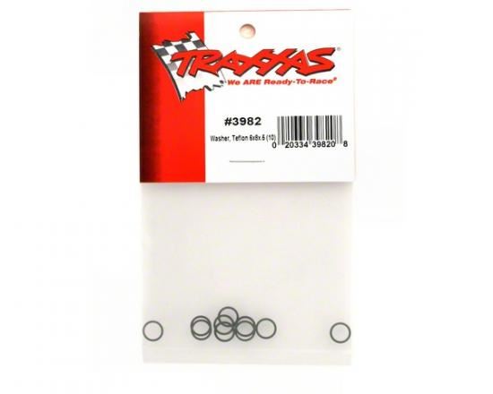 Traxxas Washer, Teflon 6X8X0.5 (10)