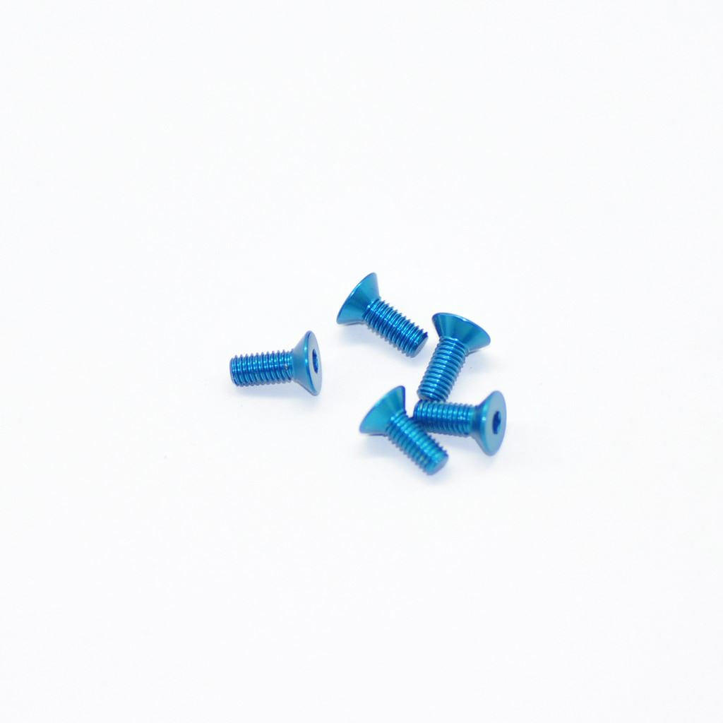 Alu Screw Allen Csk M3 X 8 Blue (5)