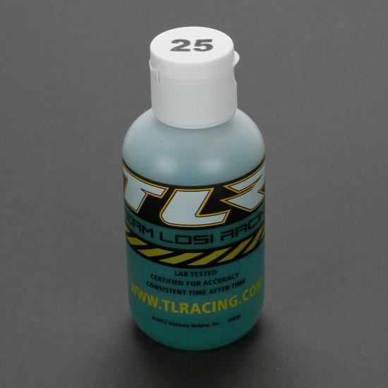 Tlr Silicone Shock Oil, 25Wt, 4Oz