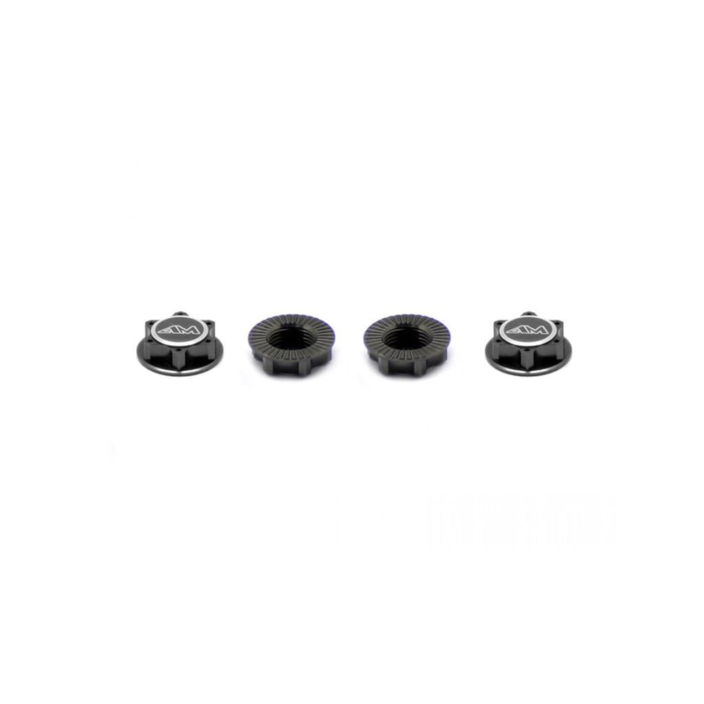 Arrowmax Alu 1/8 Wheel Nuts C/End/L/W Gray (4)