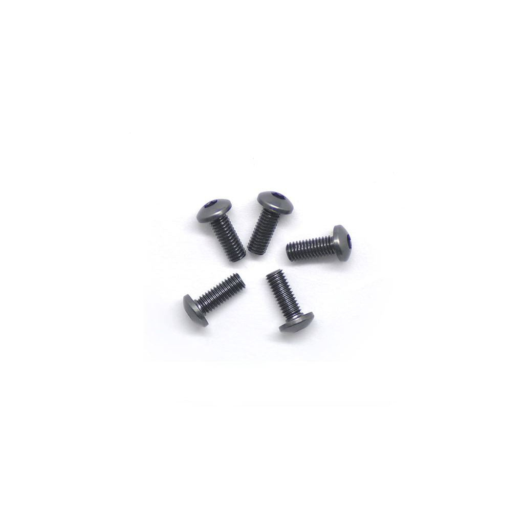 Alu Screw Allen Roundhead M3 X 8 Grey (5)