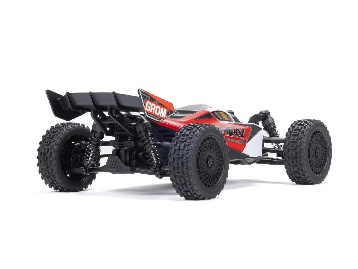 Arrma 1/18 Typhon GROM 4wd Smart RTR w/Lipo Batt/USB Chg Red/White