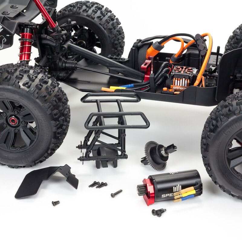 Arrma Kraton V5 6S 4Wd Blx 1/8 Red Monster Truck With Spektrum Firma - Ara8608V5T1