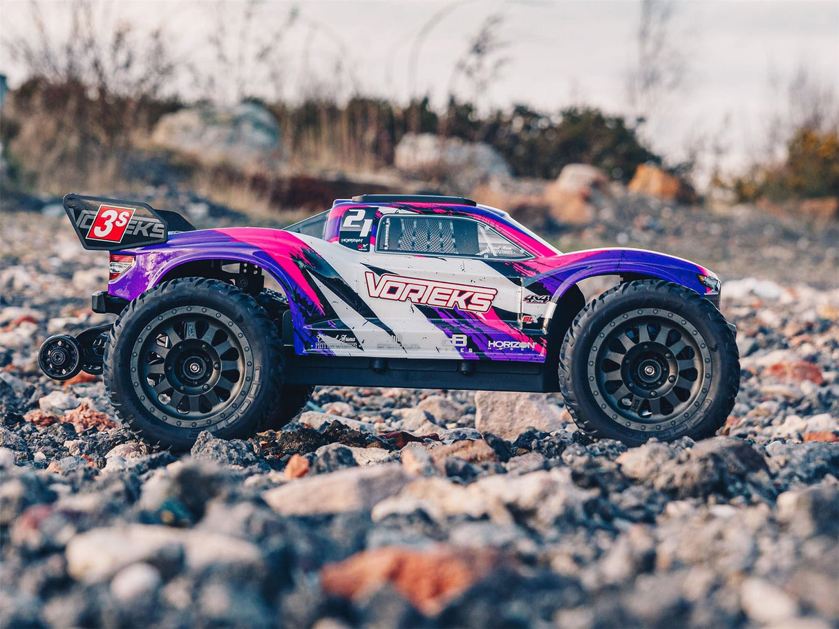 Arrma Vorteks 4X4 3S BLX 1/10 Stadium Truck RTR, Purple