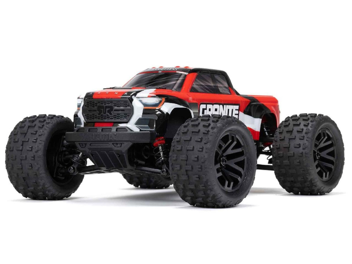 Arrma Granite GROM 4wd MT 1/18 RTR Mega w/Lipo Batt/USB Chg Red