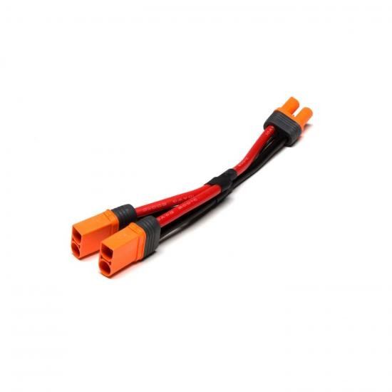 Spektrum IC5 Battery Parallel Y-Harness 6" / 150mm: 10 AWG (SPMXCA509)