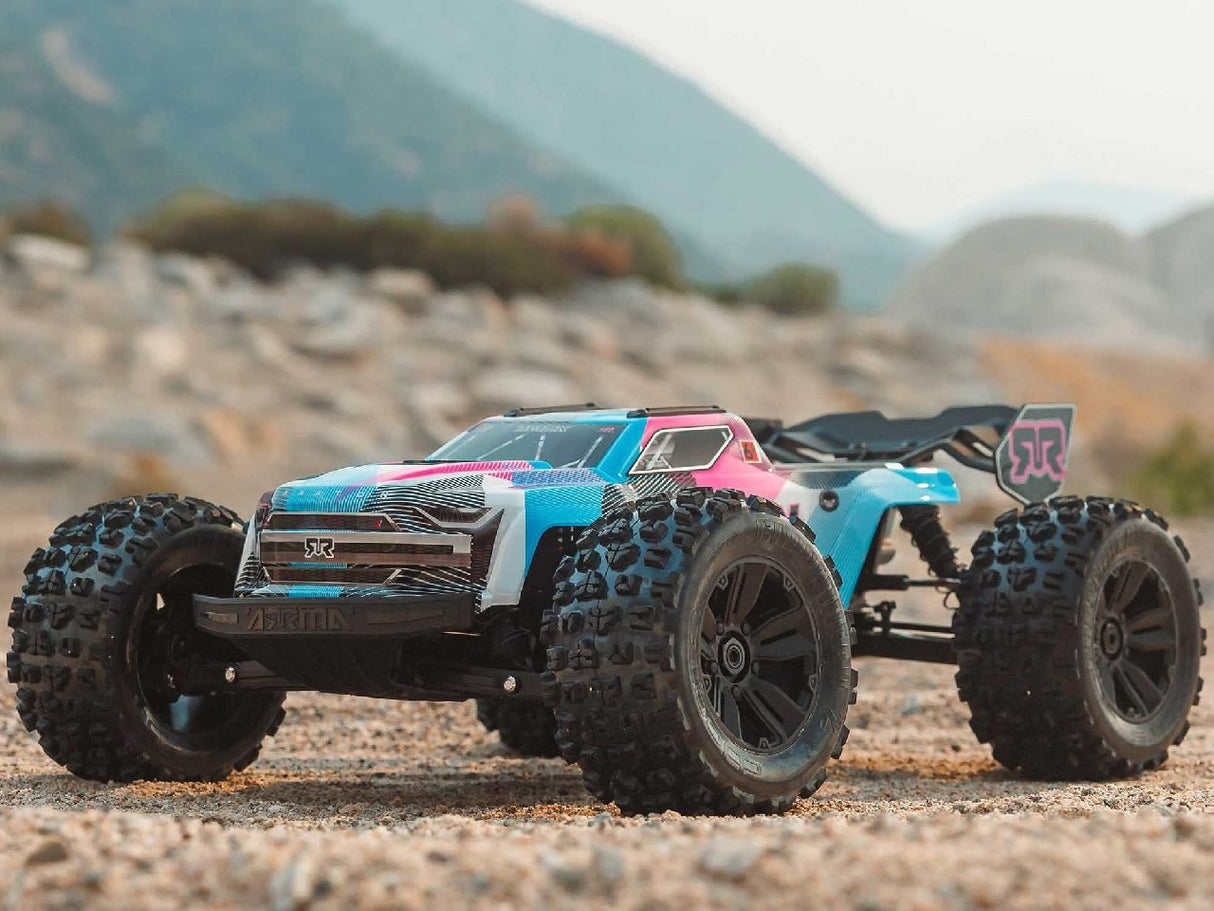 Arrma 1/8 Kraton 6S V6 4X4 Blx Speed Monster Truck Rtr Pink