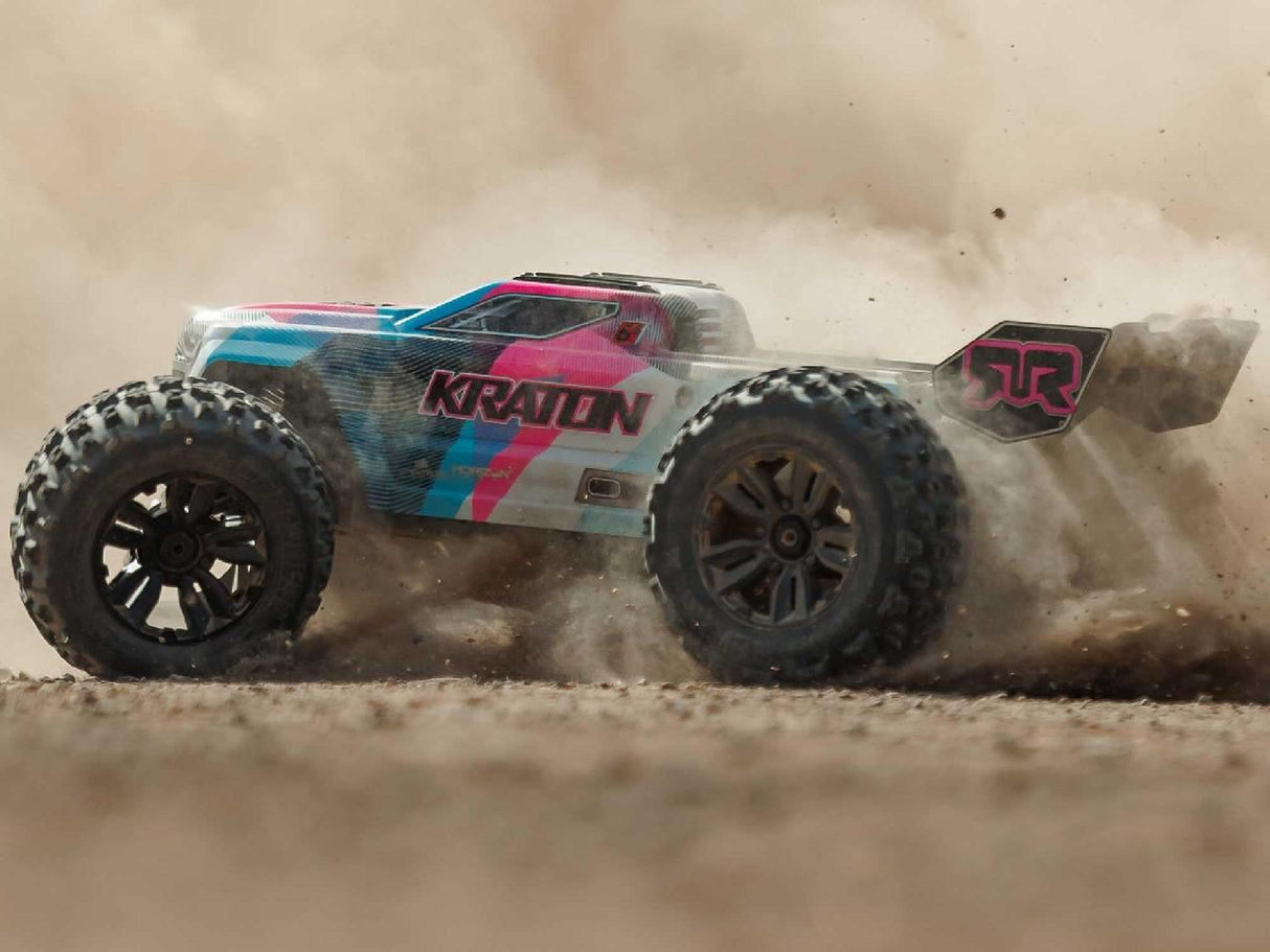 Arrma 1/8 Kraton 6S V6 4X4 Blx Speed Monster Truck Rtr Pink