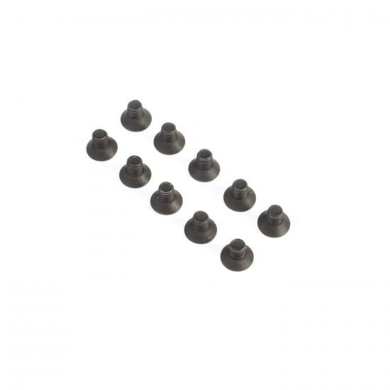 Losi Flat Head Screws - M2.5 x 4mm (10)