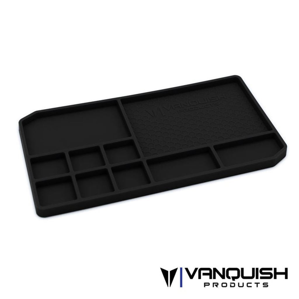 Vanquish Rubber Parts Tray - Black