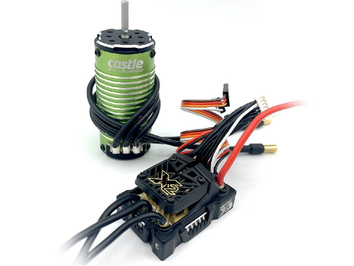 Castle Creations Mamba Micro X2, 16.8V, Wp Esc (4.0mm) - 1007-6350Kv  Sensore