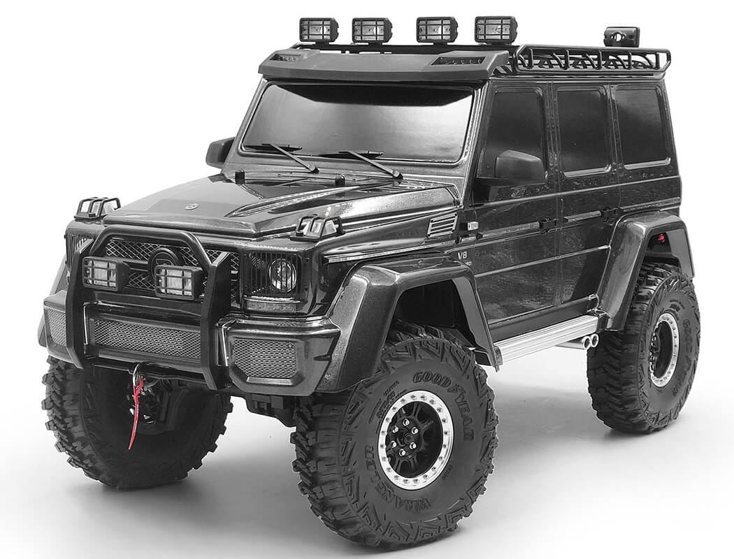 Rc4Wd Wild Front Bumper W/Flood Lights For Traxxas Trx-4 M-Benz G-500