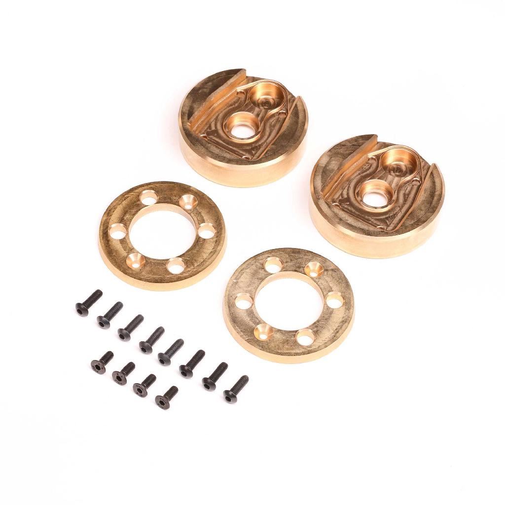 Axial Portal Cover And Weights, Brass (122.4G,34.6G Ea), Af16P: Ax