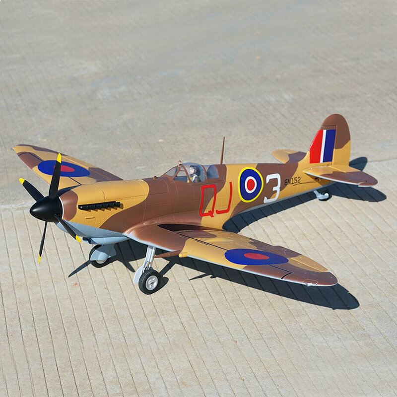 Xfly Supermarine Spitfire Mkix Brown 1200Mm Without Tx/Rx/Batt