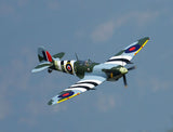 Xfly Supermarine Spitfire Mkix Green 1200Mm Without Tx/Rx/Batt