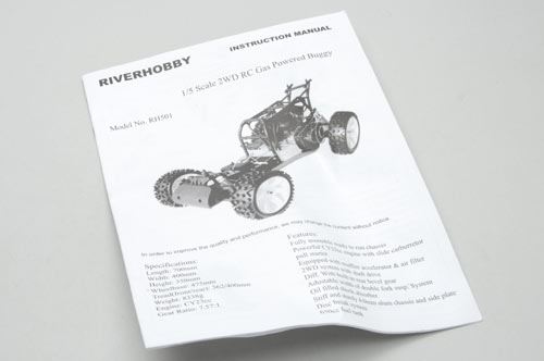 River Hobby Instruction Manual - Blaze