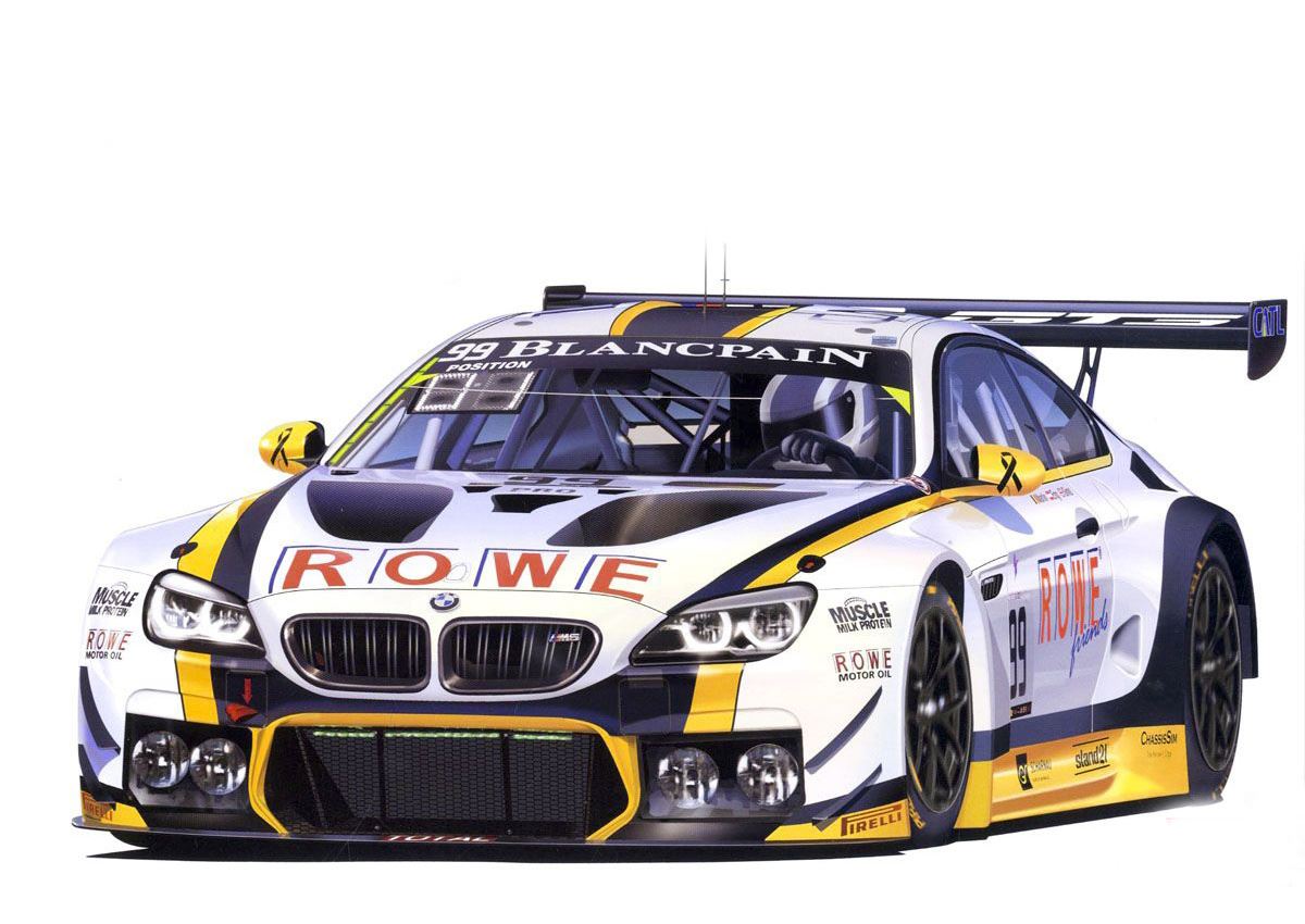 NuNu BMW M6 Gt3  Rowe  24H Spa 2016 #99 -Winner-