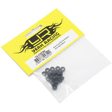 Yeah Racing Aluminum M3 Flat Washer 3mm 20Pcs Black