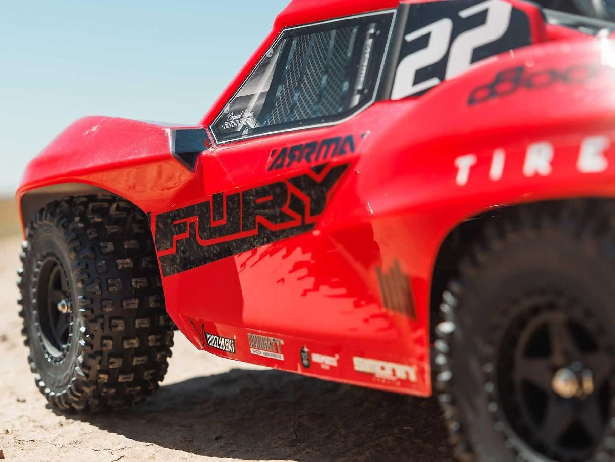 Arrma Fury 2Wd (With Battery/Charger) Red